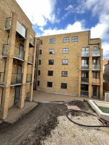 New build house construction.